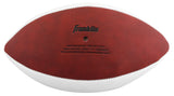 Ravens Ray Lewis Signed Franklin White Panel Logo Football BAS Witness #2W967594