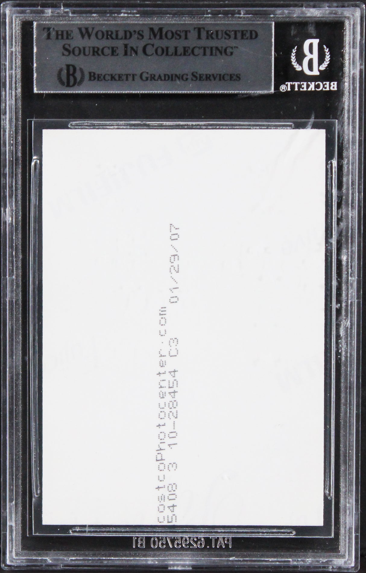Ronnie Faulk Star Wars W/ Inscription Signed Custom Trading Card BAS Slabbed 3
