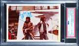 Mick Jagger Rolling Stones Signed 3.5x5 Type 1 Original Candid Photo PSA Slabbed