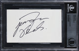 Jennifer Beals Flashdance Authentic Signed 3x5 Index Card BAS Slabbed 2