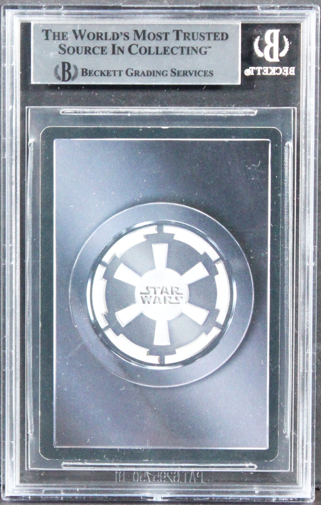 Star Wars (2) Baker & Freeborn Signed 1996 SW A New Hope #9 Card BAS Slabbed