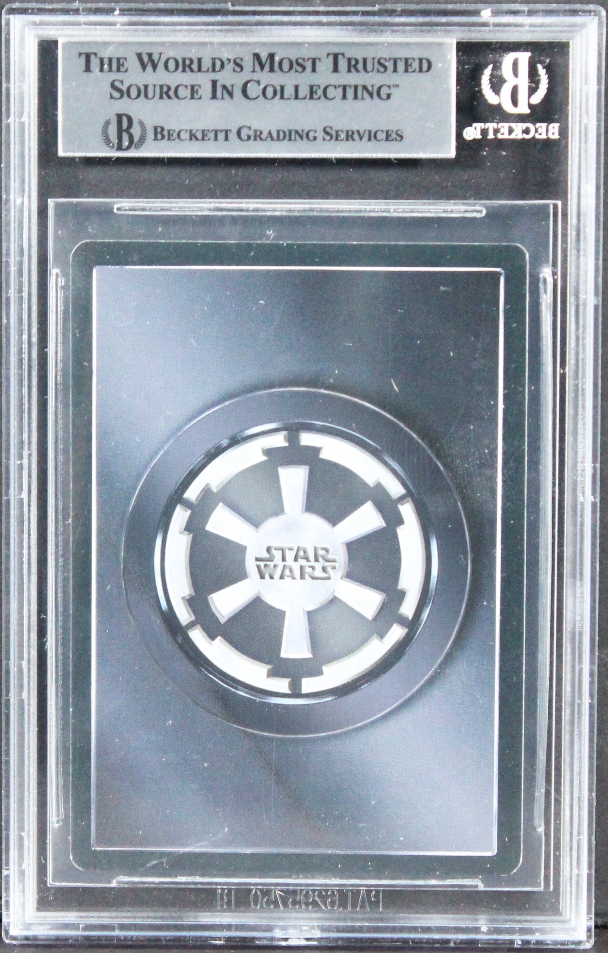 Star Wars (2) Baker & Freeborn Signed 1996 SW A New Hope #1 Card BAS Slabbed