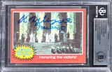 Star Wars (2) Waye & Nightingall Signed 1977 Star Wars #90 Card BAS Slabbed