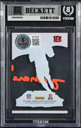 Bengals Ja'Marr Chase Signed 2021 Chronicles #5 RC Card Auto GM 10! BAS Slabbed