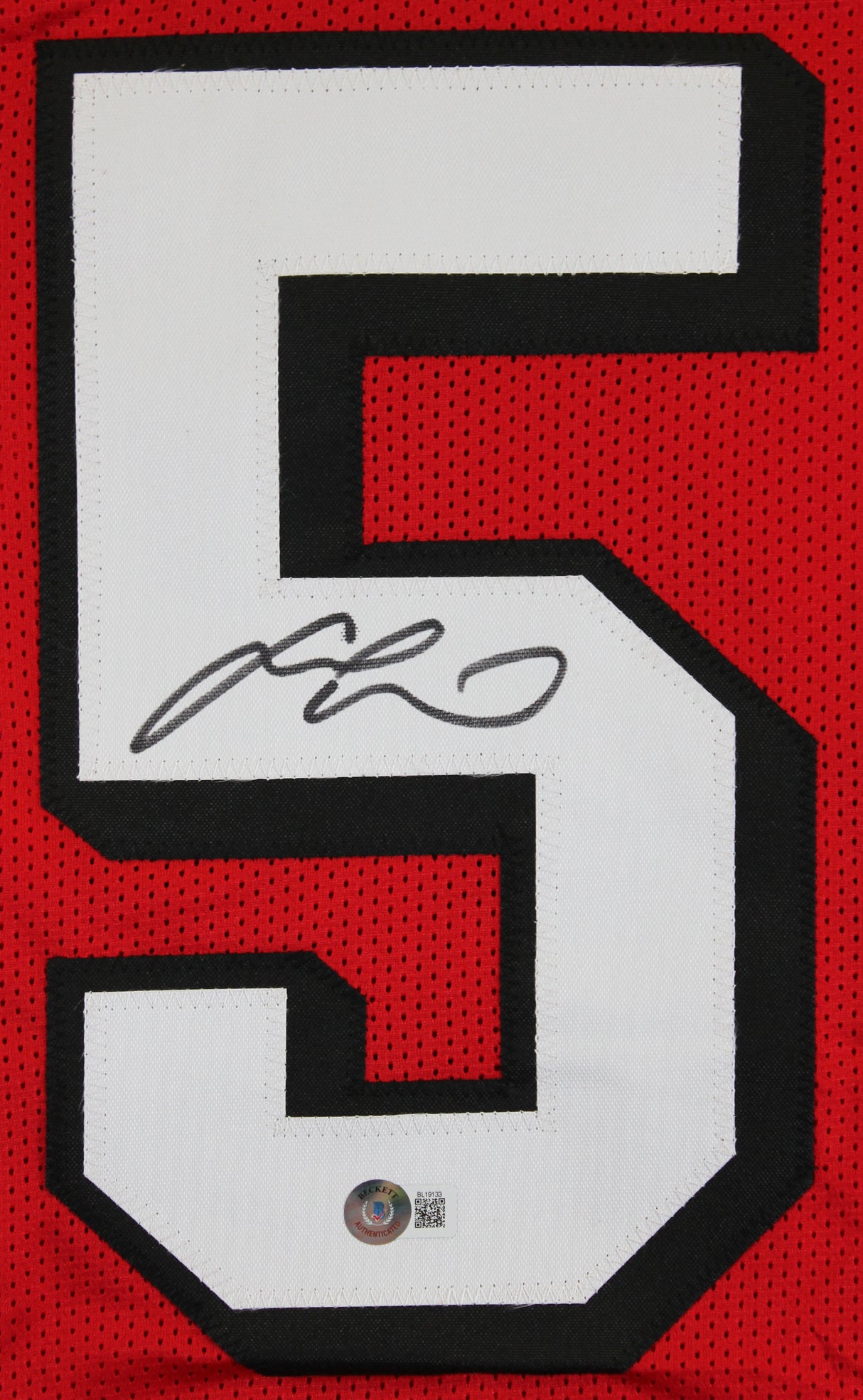 Fred Warner Authentic Signed Red Pro Style Framed Jersey w/ Dropshadow BAS