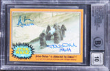 Star Wars (2) Donaldson & Miller "Jawa" Signed 1977 Star Wars #296 Card BAS Slab