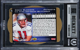 Patriots Drew Bledsoe Signed 1996 SPX Gold #26 Card Auto Grade 10! BAS Slabbed