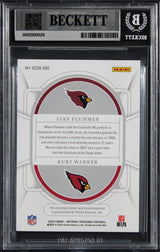 Kurt Warner & Jake Plummer Signed 2022 NT GCM #26 #91/99 Card Auto 10! BAS Slab