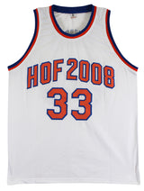 Patrick Ewing Authentic Signed White Pro Style Jersey Autographed BAS