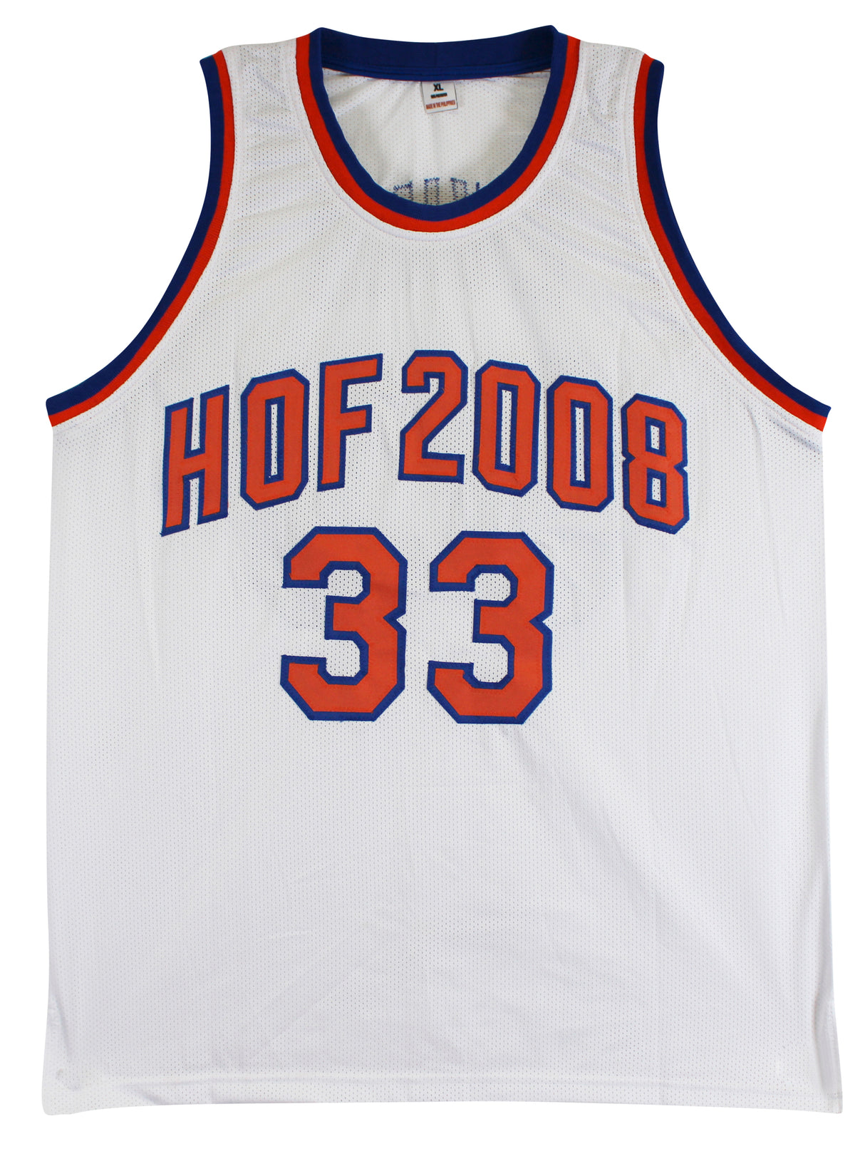Patrick Ewing Authentic Signed White Pro Style Jersey Autographed BAS