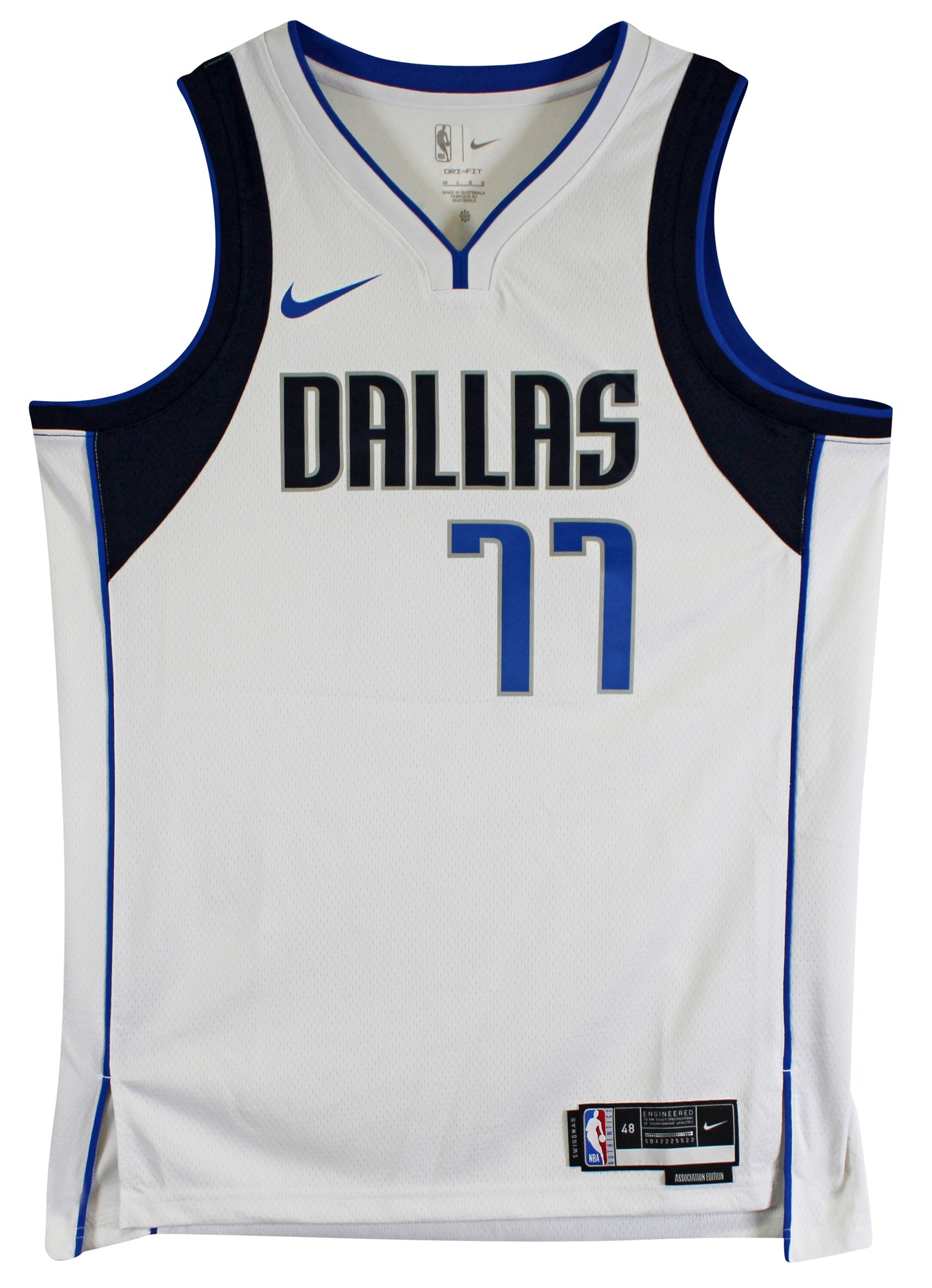 Mavericks Luka Doncic Signed White Nike Assoc. Edition Jersey Fanatics #A473486