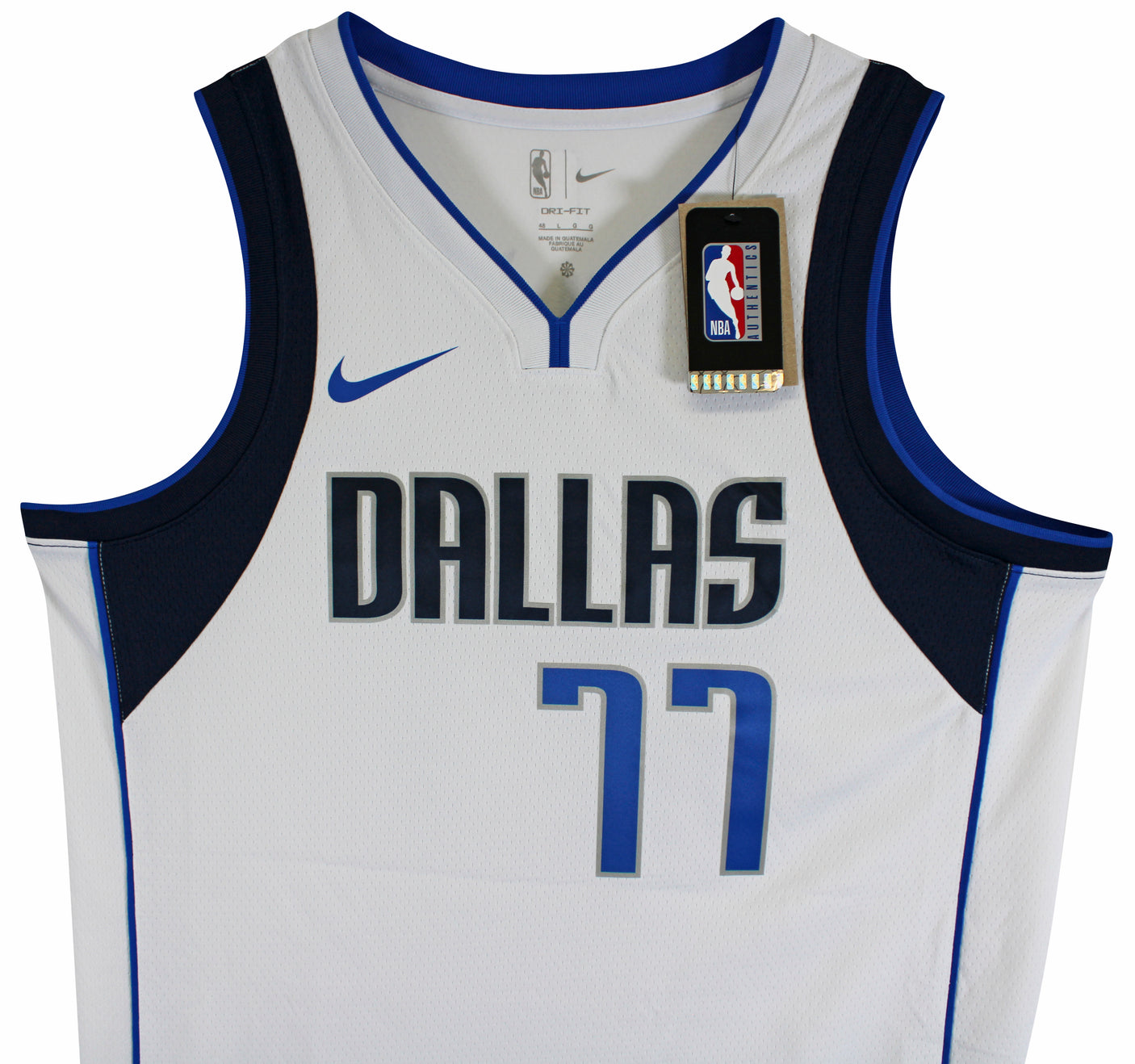 Mavericks Luka Doncic Signed White Nike Assoc. Edition Jersey Fanatics #A473486