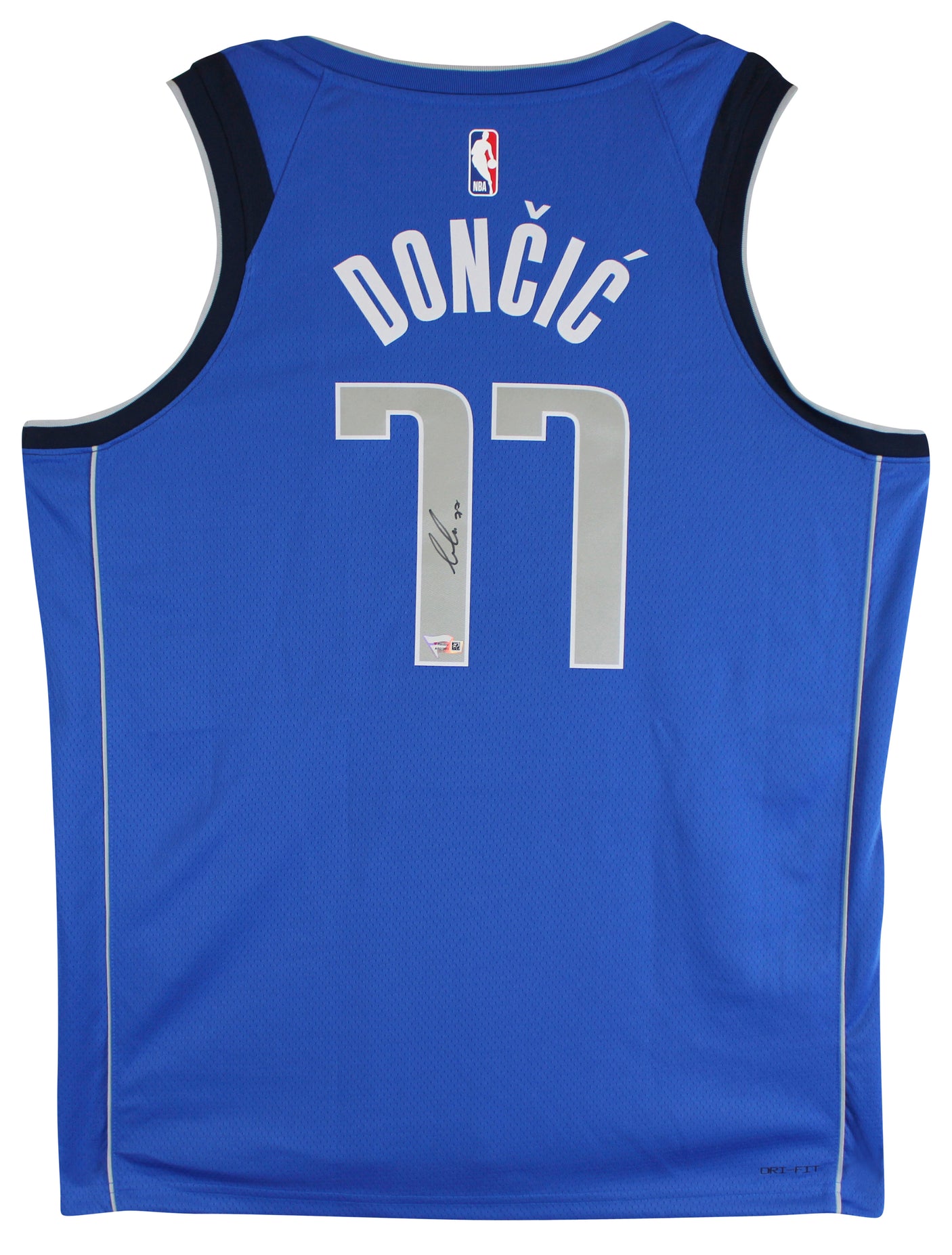 Mavericks Luka Doncic Signed Blue Nike Icon Edition Jersey Fanatics #A501983