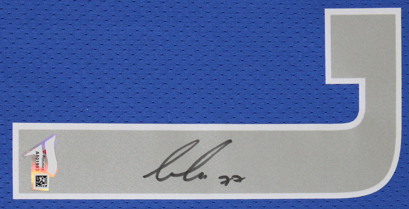 Mavericks Luka Doncic Signed Blue Nike Icon Edition Jersey Fanatics #A501983