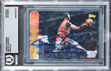 Bulls Dennis Rodman Authentic Signed 1996 Topps NBA At 50 #176 Card BAS Slabbed
