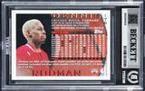 Bulls Dennis Rodman Authentic Signed 1996 Topps NBA At 50 #176 Card BAS Slabbed