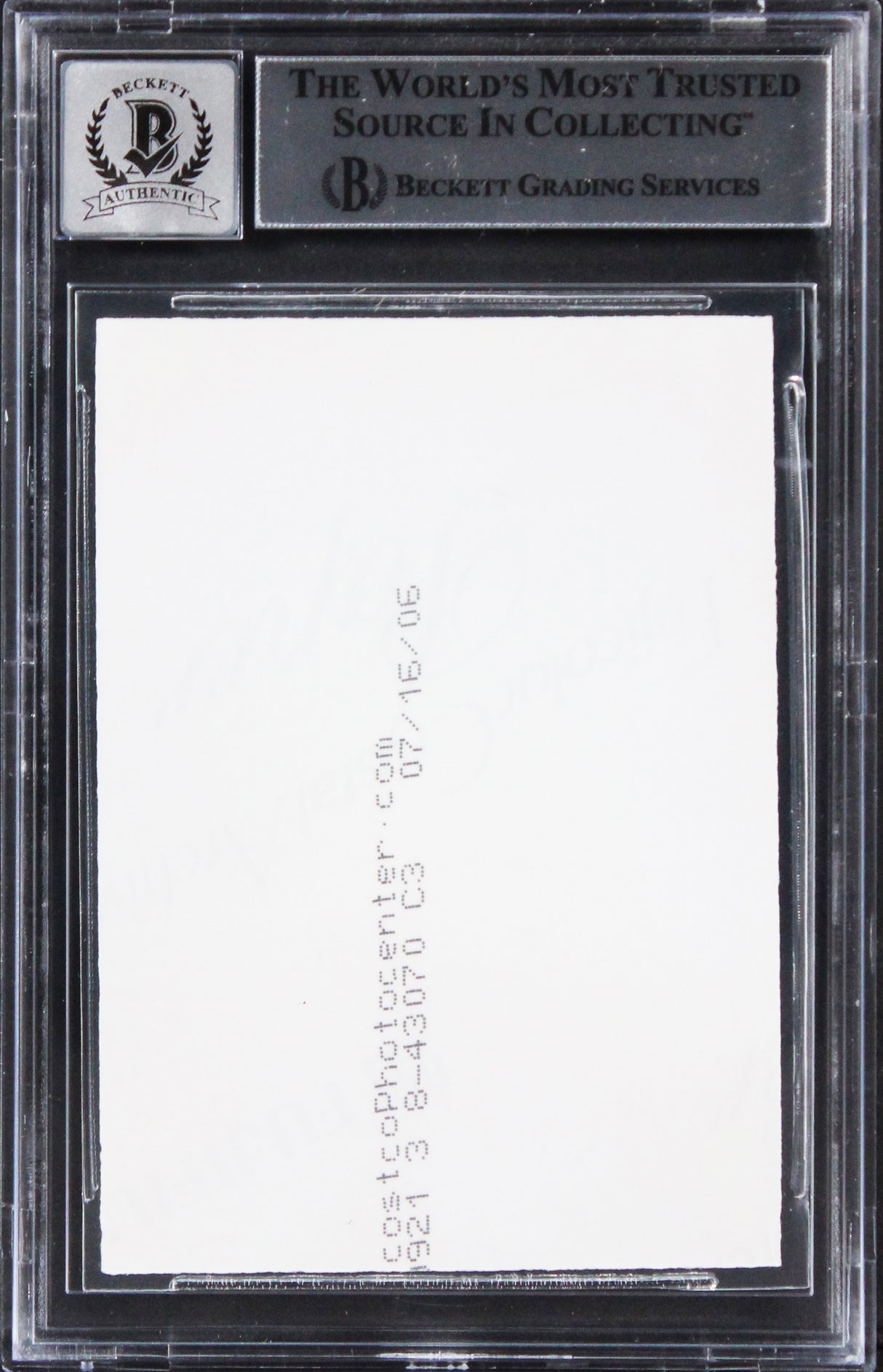 Terry McGovern Star Wars W/ Insc Signed Custom Trading Card Auto 10! BAS Slabbed