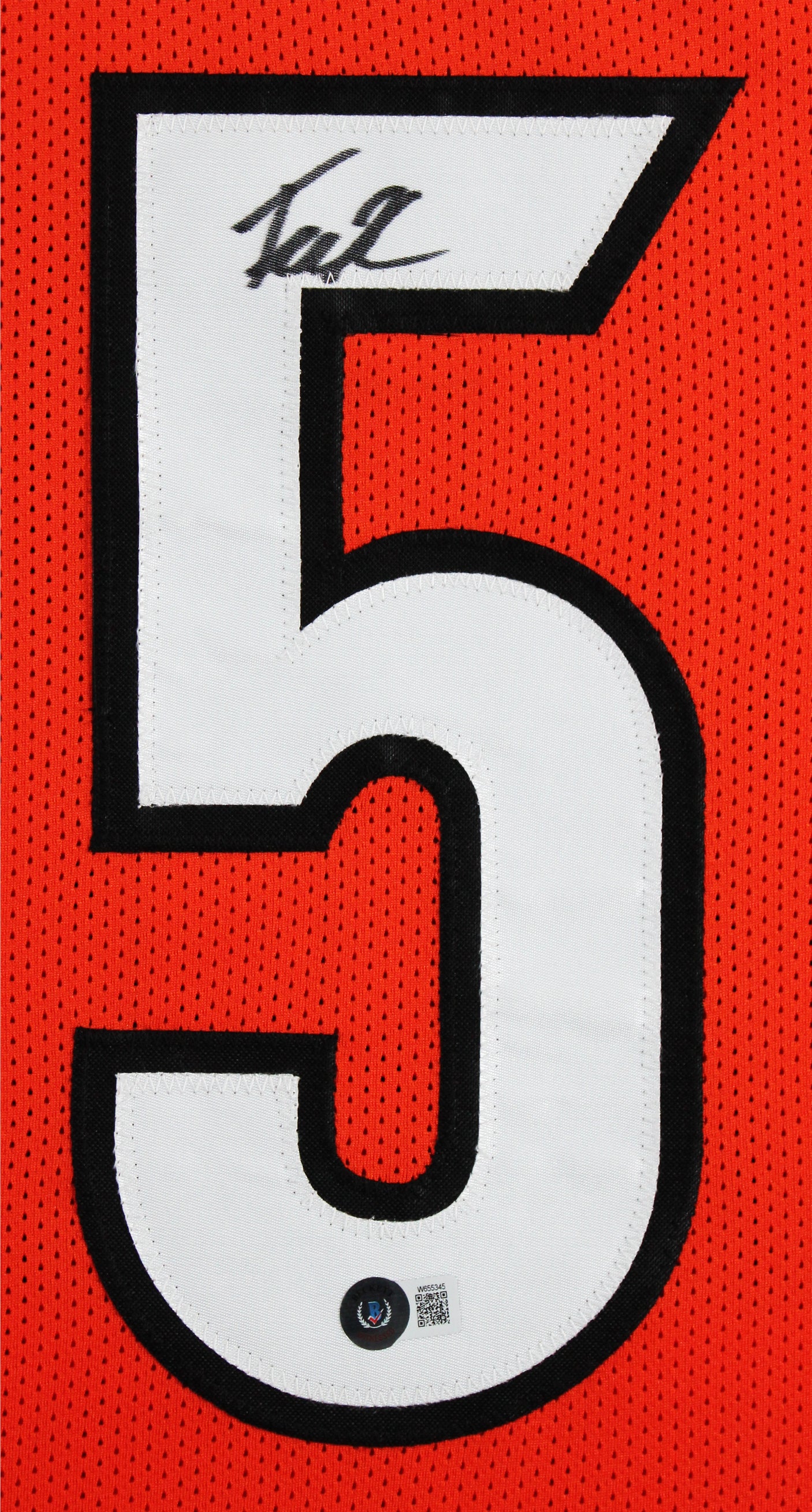 Tee Higgins Authentic Signed Orange Pro Style Framed Jersey BAS Witnessed 2