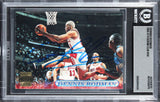 Bulls Dennis Rodman Authentic Signed 1996 Stadium Club #130 Card BAS Slabbed