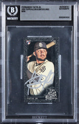Padres Fernando Tatis Jr. Signed 2019 Topps A&G X Mini #183 RC Card BAS Slabbed