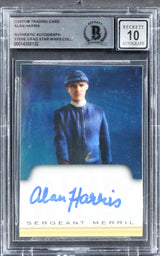 Alan Harris Star Wars Signed Custom Trading Card Auto Graded 10! BAS Slabbed