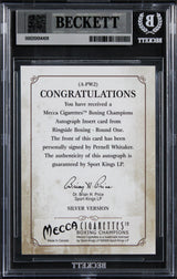 Pernell Whitaker Signed 2010 Ringside Boxing Round One Autos #APW2 Card BAS Slab