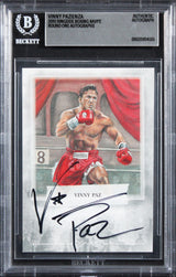 Vinny Pazienza Signed 2010 Ringside Boxing Round One Auto #AVP2 Card BAS Slabbed