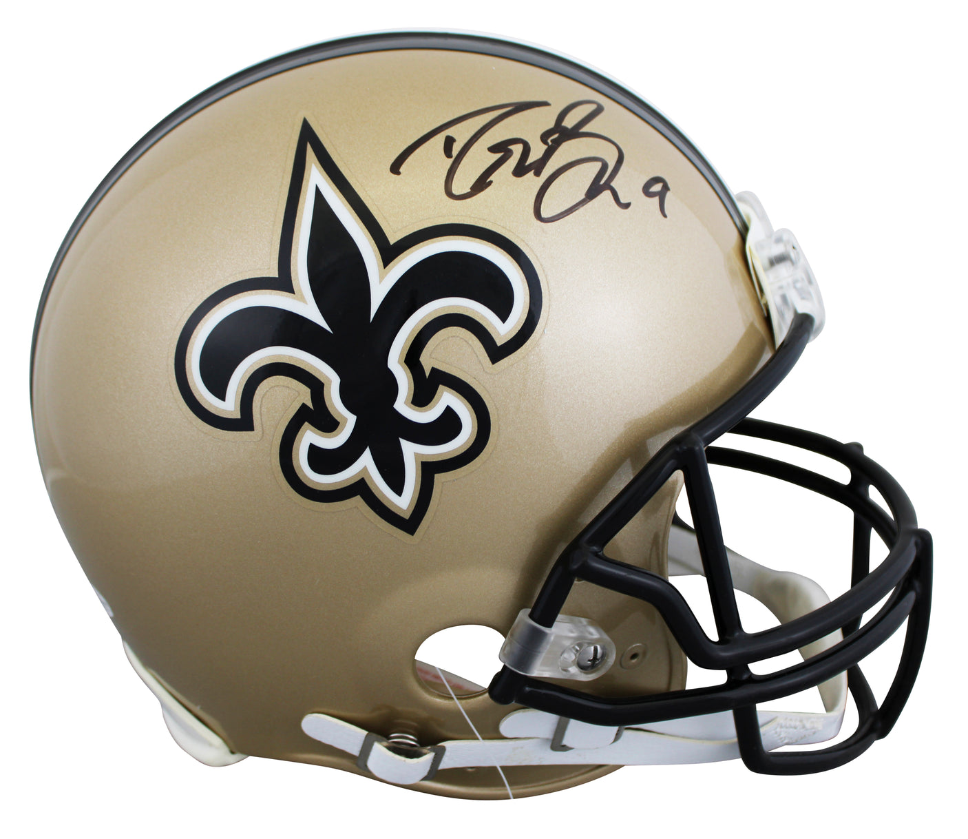 Saints Drew Brees Authentic Signed Full Size Proline Helmet BAS Witness #WE06635