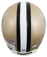 Saints Drew Brees Authentic Signed Full Size Proline Helmet BAS Witness #WE06635