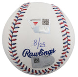 Red Sox Jarren Duran "2x Insc" Signed 2024 ASG Logo Baseball LE #8/25 Fanatics
