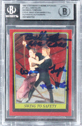 Star Wars (2) Kreysler & Tompkins W/ Insc Signed 1999 SW CA #71 Card BAS Slab