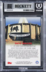 49ers Dave Wilcox Signed 2000 Topps Hall Of Fame Class Of 2000 Card BAS Slab 2