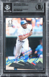 Expos Vladimir Guerrero Authentic Signed 2000 Pacific Omega #85 Card BAS Slabbed