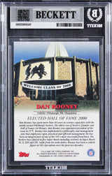 Steelers Dan Rooney Signed 2000 Topps Hall Of Fame Class Of 2000 Card BAS Slab 3