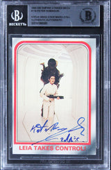 Peter Robinson Star Wars Signed 1980 SW Empire Strikes Back #110 Card BAS Slab