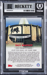 Steelers Dan Rooney Signed 2000 Topps Hall Of Fame Class Of 2000 Card BAS Slab 4