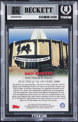 Steelers Dan Rooney Signed 2000 Topps Hall Of Fame Class Of 2000 Card BAS Slab 6