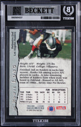 Raiders Howie Long "Hall Of Fame 2000" Signed 1993 Pro Set #216 Card BAS Slabbed