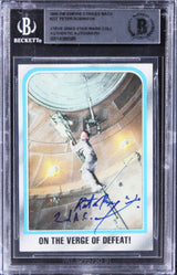 Peter Robinson Star Wars Signed 1980 SW Empire Strikes Back #223 Card BAS Slab