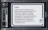 Chevy Chase & Geena Davis Fletch Authentic Signed Custom Trading Card BAS Slab
