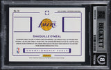 Shaquille O'Neal Signed 2021 Panini Photogenic #10 Card Auto GM 10! BAS Slabbed