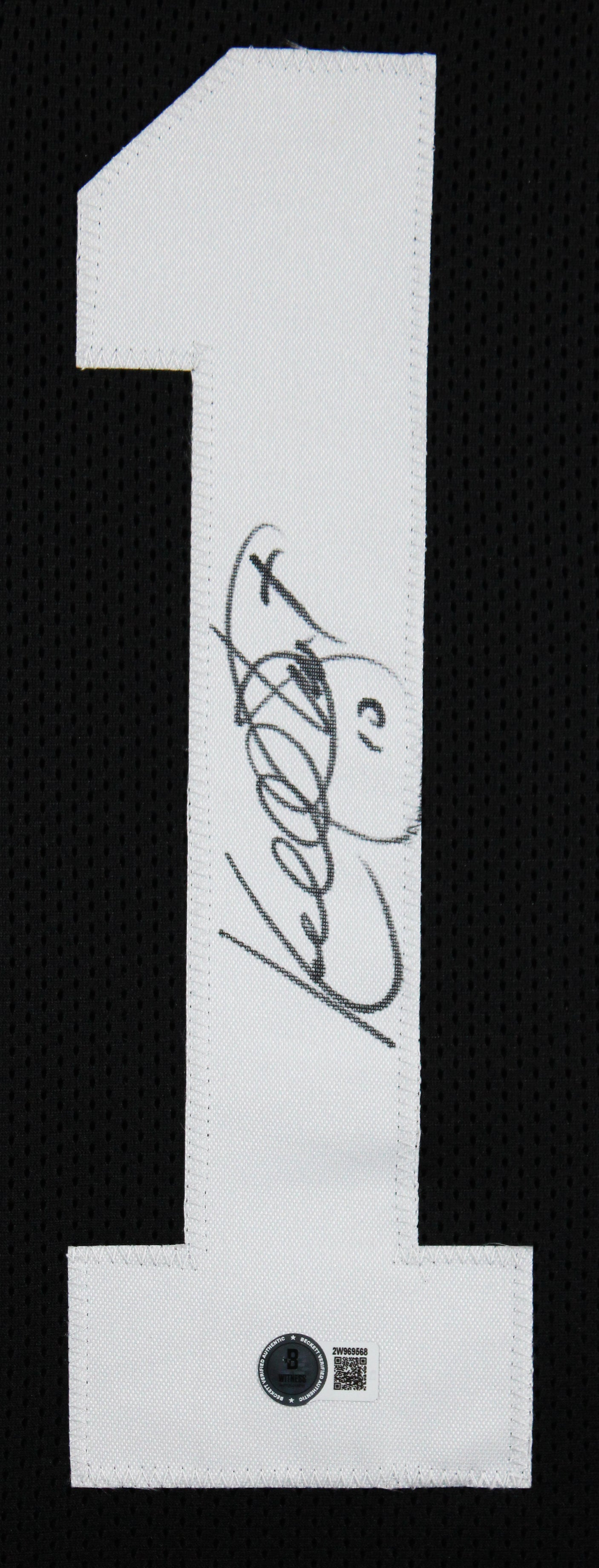 Colorado Kordell Stewart Signed Black Pro Style Framed Jersey BAS Witnessed