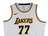 Lakers Luka Doncic Authentic Signed White Nike Swingman Jersey BAS #AE13508