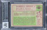 Commanders Darrell Green HOF 08 Signed 1984 Topps #380 Card Auto 10! BAS Slabbed