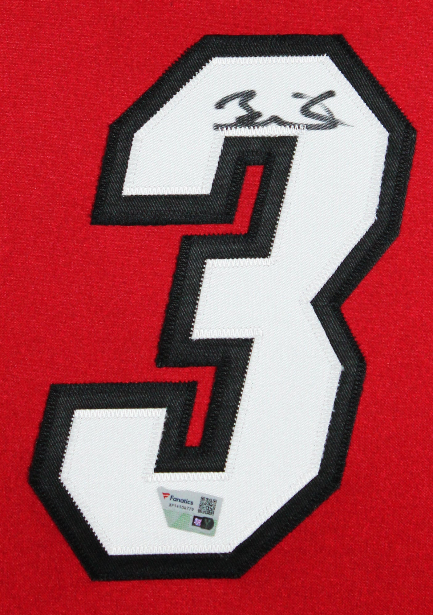 Heat Dwyane Wade Signed 2005-06 Red M&N Authentic Framed Jersey Fanatics COA