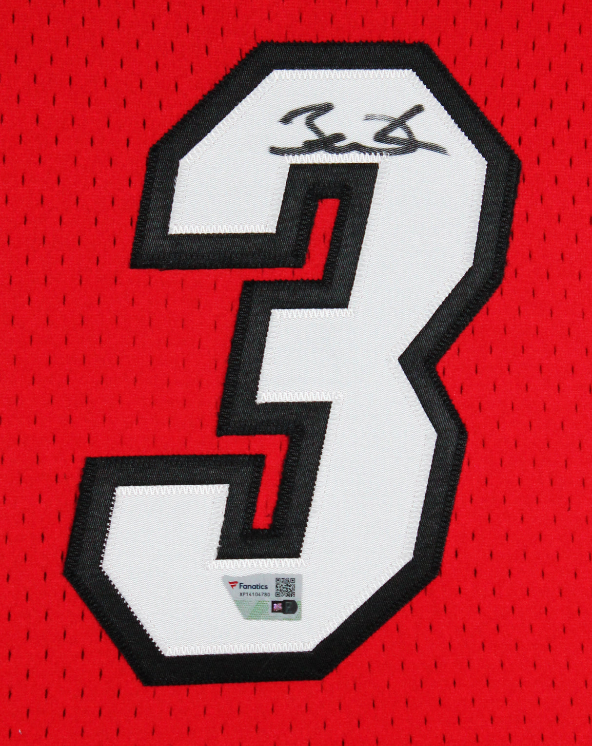 Heat Dwyane Wade Signed 2005-06 Red M&N HWC Swingman Framed Jersey Fanatics