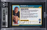 Bears Brian Urlacher "HOF 18" Signed 2000 Bowman Chrome #178 RC Card BAS Slabbed