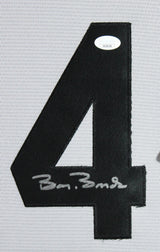 Pirates Barry Bonds Signed Grey Nike Cooperstown Collection Framed Jersey JSA