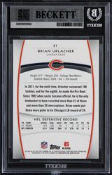 Bears Brian Urlacher Authentic Signed 2012 Topps Platinum #31 Card BAS Slabbed
