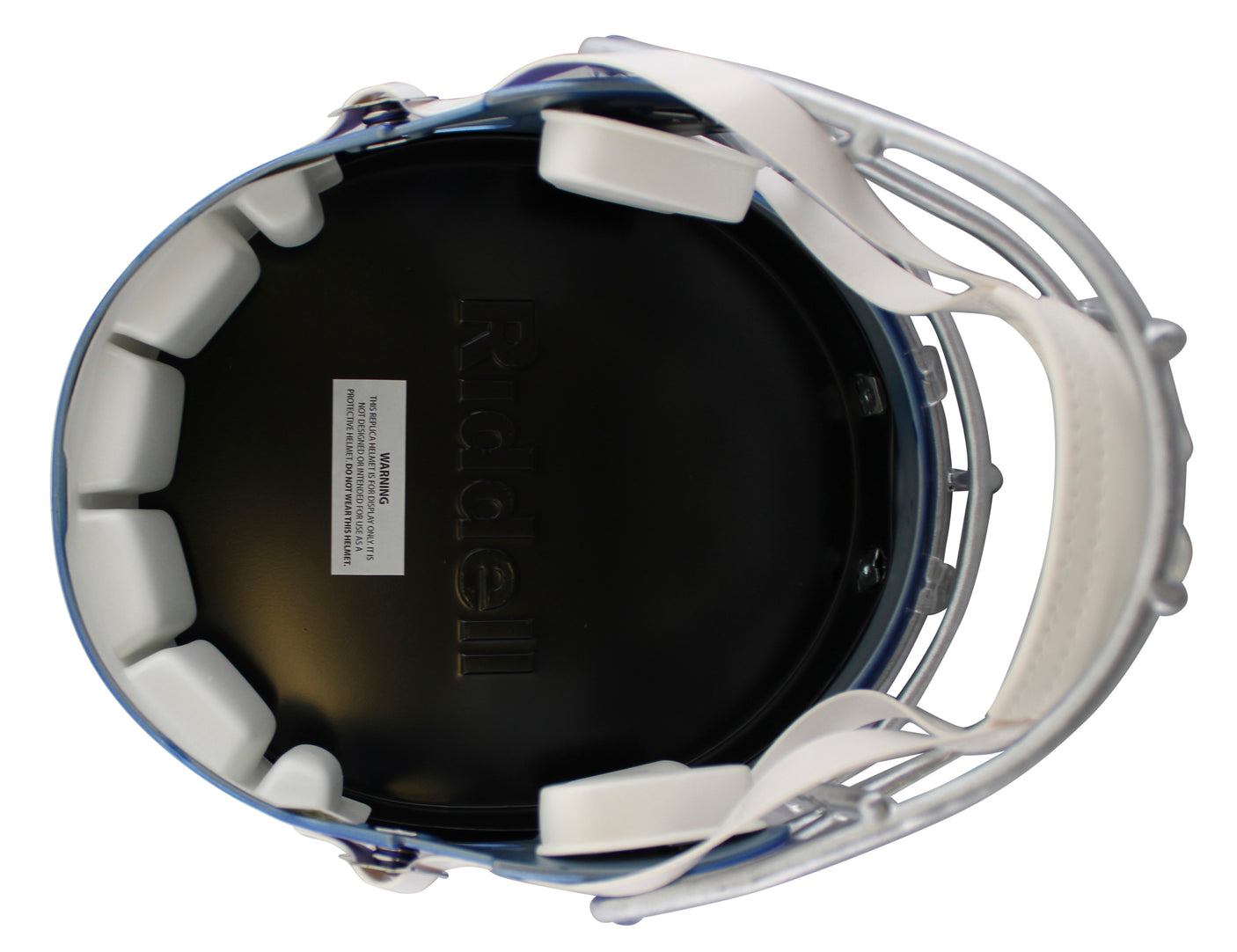 Cowboys Jimmy Johnson "HBTC" Signed Flash F/S Speed Rep Helmet W/ Case BAS Wit